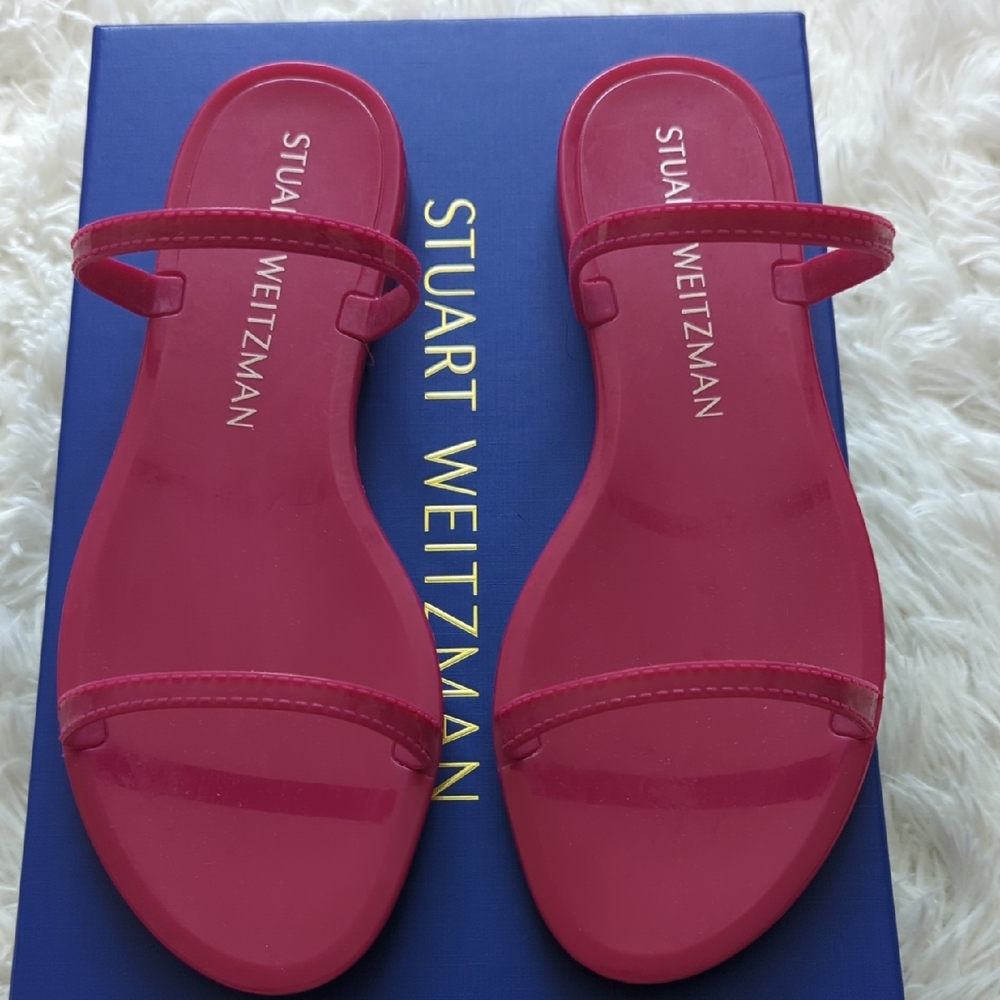 Stuart Weitzman Vibrant Pink Sandals
